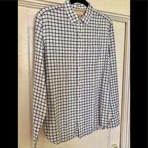 Men’s Banana Republic Plaid Long Sleeve Shirt